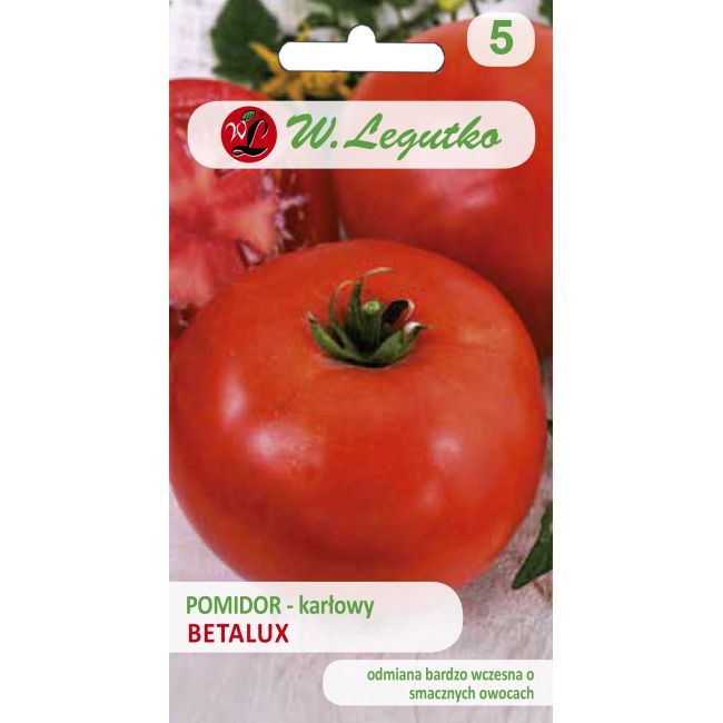 Pomidor - gruntowy -sztywnołodygowy - Betalux - Nasiona - W. Legutko