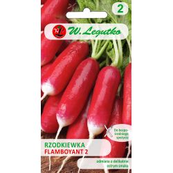 Rzodkiewka Flamboyant 2 5g - Nasiona - W. Legutko