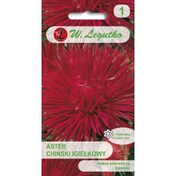 Aster chiński igiełkowy czerwony 1g - Nasiona - W. Legutko Aster chiński igiełkowy czerwony 1g - Nasiona - W. Legutko