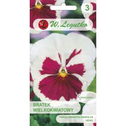 Bratek biały z różową plamą 0.30g - Nasiona - W. Legutko Bratek biały z różową plamą 0.30g - Nasiona - W. Legutko