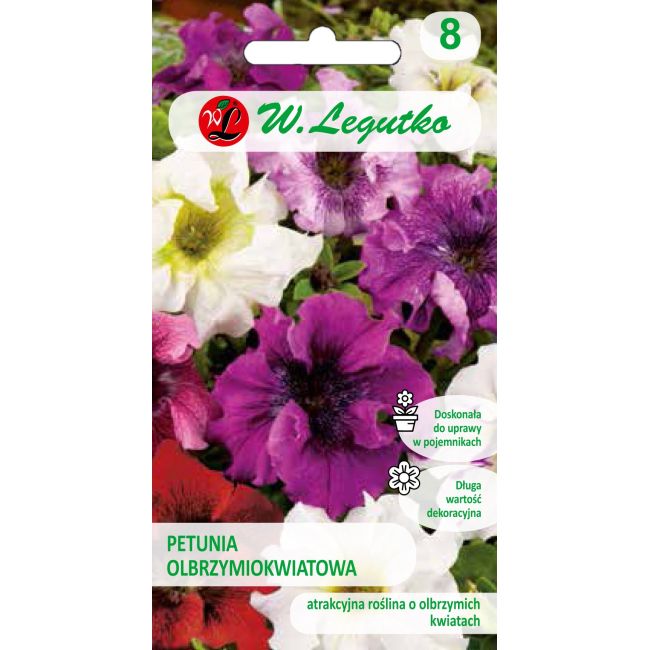 Petunia - Superbissima Smolicka - mieszanka - Nasiona - W. Legutko