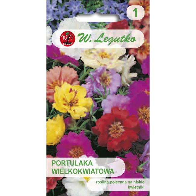 Portulaka wielkokwiatowa - mieszanka - Nasiona - W. Legutko