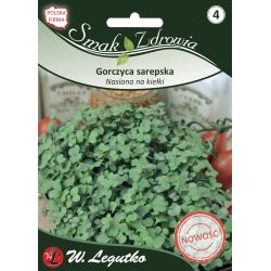 Nasiona na kiełki gorczyca sarepska 20g - Nasiona - W. Legutko