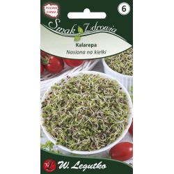 Nasiona na kiełki - kalarepa zielona/Brassica oleracea convar.acephala var. gongylodes///10.00g