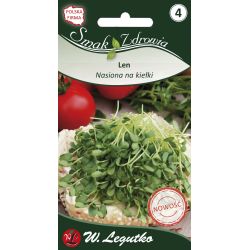 Nasiona na kiełki len zwyczajny 10g - Nasiona - W. Legutko