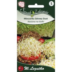 Nasiona na kiełki mieszanka Zdrowy Duet 20g - Nasiona - W. Legutko