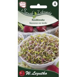 Nasiona na kiełki rzodkiewka 20g - Nasiona - W. Legutko Nasiona na kiełki rzodkiewka 20g - Nasiona - W. Legutko
