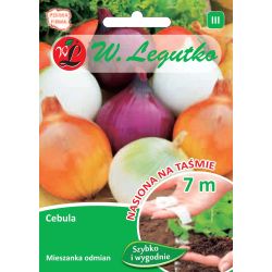 Cebula mieszanka odmian 7m taśma - Nasiona - W. Legutko