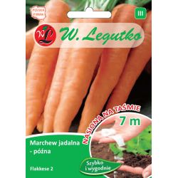 Marchew Flakkese 2 Flacoro LEG 7m taśma - Nasiona - W. Legutko
