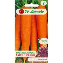 Marchew Flakkese 2 Vita Longa 2g nasiona zaprawiane - Nasiona - W. Legutko