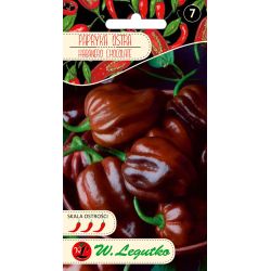 Papryka chińska Habanero Chocolate 0.15g - Nasiona - W. Legutko