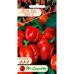 Papryka chińska Habanero Red 0.15g - Nasiona - W. Legutko