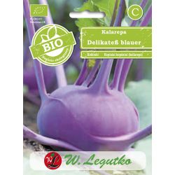 Kalarepa BIO Delikatess blauer 1g - Nasiona - W. Legutko