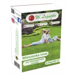 Mieszanka traw gazonowych na stanowiska suche 0.90 kg - Nasiona - W. Legutko