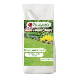 Mieszanka traw gazonowych  na stanowiska suche 4.50 kg - Nasiona - W. Legutko