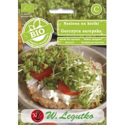 Nasiona na kiełki BIO gorczyca sarepska 5g - Nasiona - W. Legutko