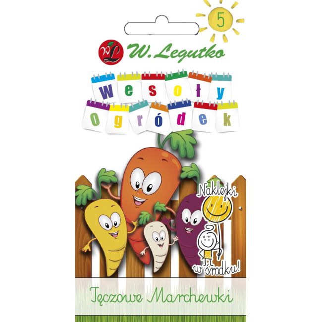Marchew - Rainbow - F1 - "Tęczowe marchewki" - Nasiona - W. Legutko Marchew - Rainbow - F1 - "Tęczowe marchewki" - Nasiona - W. Legutko