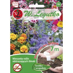 Taśmy Mieszanka na ślimaki 7m taśma - Nasiona - W. Legutko Taśmy Mieszanka na ślimaki 7m taśma - Nasiona - W. Legutko