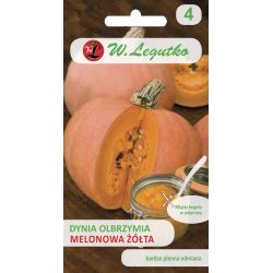 Dynia olbrzymia Melonowa Żółta 3g - Nasiona - W. Legutko Dynia olbrzymia Melonowa Żółta 3g - Nasiona - W. Legutko