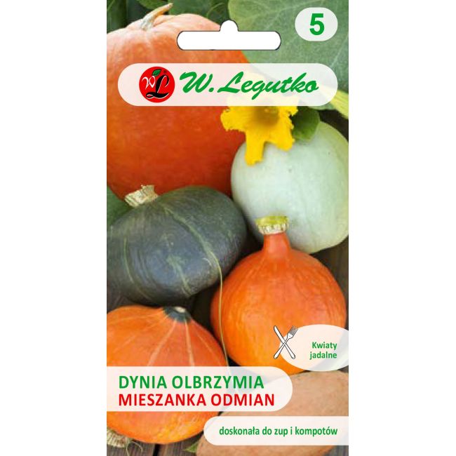 Dynia olbrzymia - mieszanka odmian - Nasiona - W. Legutko