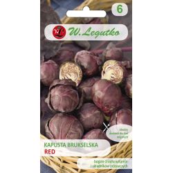 Kapusta brukselska Red 0.30g - Nasiona - W. Legutko
