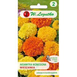 Aksamitka wzniesiona mieszanka 1g - Nasiona - W. Legutko Aksamitka wzniesiona mieszanka 1g - Nasiona - W. Legutko