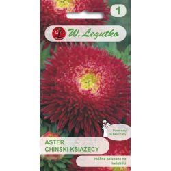 Aster chiński książęcy czerwony 1g - Nasiona - W. Legutko Aster chiński książęcy czerwony 1g - Nasiona - W. Legutko