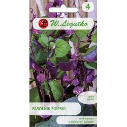 Fasolnik egipski różowo-fioletowy 3g - Nasiona - W. Legutko Fasolnik egipski różowo-fioletowy 3g - Nasiona - W. Legutko