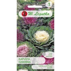 Kapusta ozdobna mieszanka 0.50g - Nasiona - W. Legutko Kapusta ozdobna mieszanka 0.50g - Nasiona - W. Legutko
