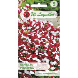 Nemezja, Jawnostka Helvetia biało-czerwona 0.20g - Nasiona - W. Legutko Nemezja, Jawnostka Helvetia biało-czerwona 0.20g - Nasiona - W. Legutko
