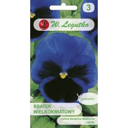 Bratek Alpensee, Thunersee niebieski z plamą 0.50g - Nasiona - W. Legutko Bratek Alpensee, Thunersee niebieski z plamą 0.50g - Nasiona - W. Legutko
