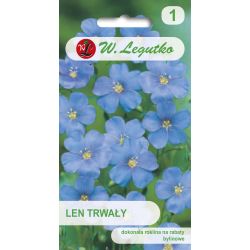 Len trwały niebieski 1g - Nasiona - W. Legutko