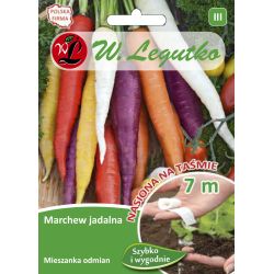 Marchew mieszanka odmian 7m taśma - Nasiona - W. Legutko