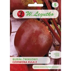 Burak Czerwona Kula 2 20g - Nasiona - W. Legutko Burak Czerwona Kula 2 20g - Nasiona - W. Legutko
