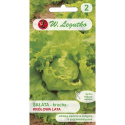 Sałata Królowa Lata 1g - Nasiona - W. Legutko