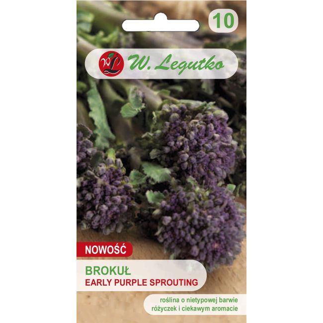 Brokuł - Early Purple Sprouting - Nasiona - W. Legutko
