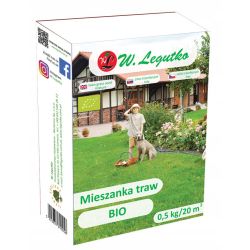 Mieszanka traw gazonowych BIO 0.50 kg - Nasiona - W. Legutko