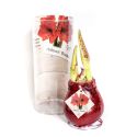 Amarylis - woskowany w tubie - czerwony z brokatem - Cebule i Kłącza - W. Legutko