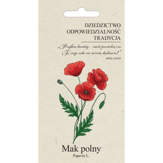 Mak polny - Nasiona - W. Legutko