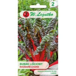 Burak liściowy Rhubarb Chard 5g - Nasiona - W. Legutko