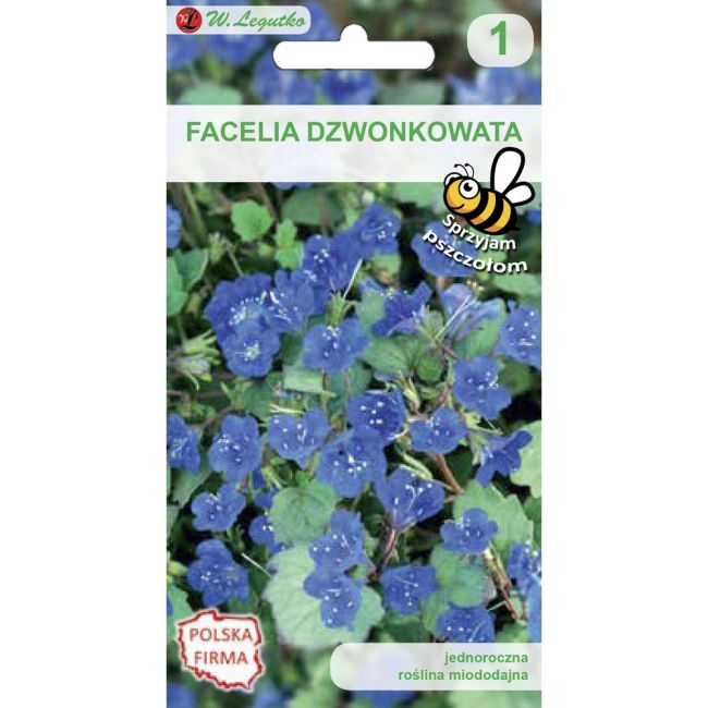 Facelia dzwonkowata - ciemnoniebieska - Nasiona - W. Legutko