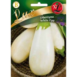 Oberżyna White Egg 0.50g - Nasiona - W. Legutko
