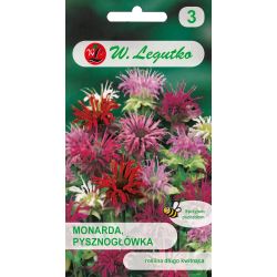 Monarda, Pysznogłówka dwoista mieszanka 0.10g - Nasiona - W. Legutko