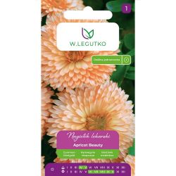 Nagietek lekarski Apricot Beauty morelowy 2g - Nasiona - W. Legutko Nagietek lekarski Apricot Beauty morelowy 2g - Nasiona - W. Legutko