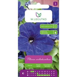 Petunia ogrodowa wielkokwiatowa niebieska 0.01g - Nasiona - W. Legutko Petunia ogrodowa wielkokwiatowa niebieska 0.01g - Nasiona - W. Legutko