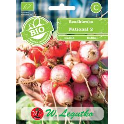 Rzodkiewka BIO National 2 5g - Nasiona - W. Legutko Rzodkiewka BIO National 2 5g - Nasiona - W. Legutko