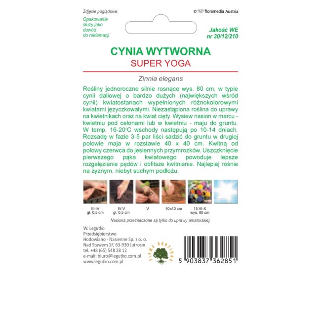 Cynia - wytworna - Super Yoga - Nasiona - W. Legutko