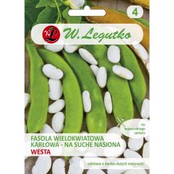 Fasola wielokwiatowa Westa 40g - Nasiona - W. Legutko Fasola wielokwiatowa Westa 40g - Nasiona - W. Legutko