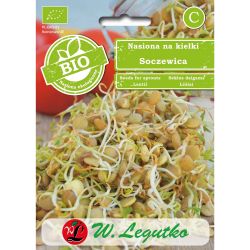 Nasiona na kiełki BIO soczewica 30g - Nasiona - W. Legutko Nasiona na kiełki BIO soczewica 30g - Nasiona - W. Legutko