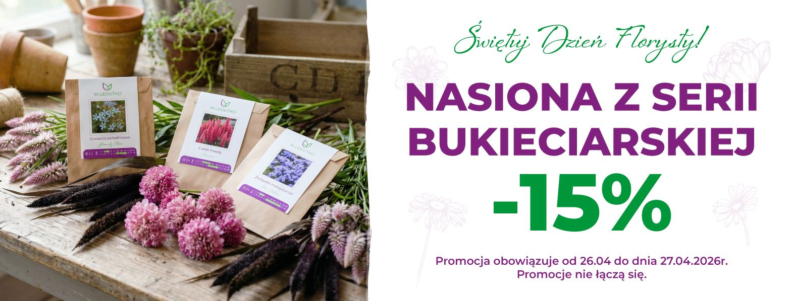 Seria bukieciarska -15%